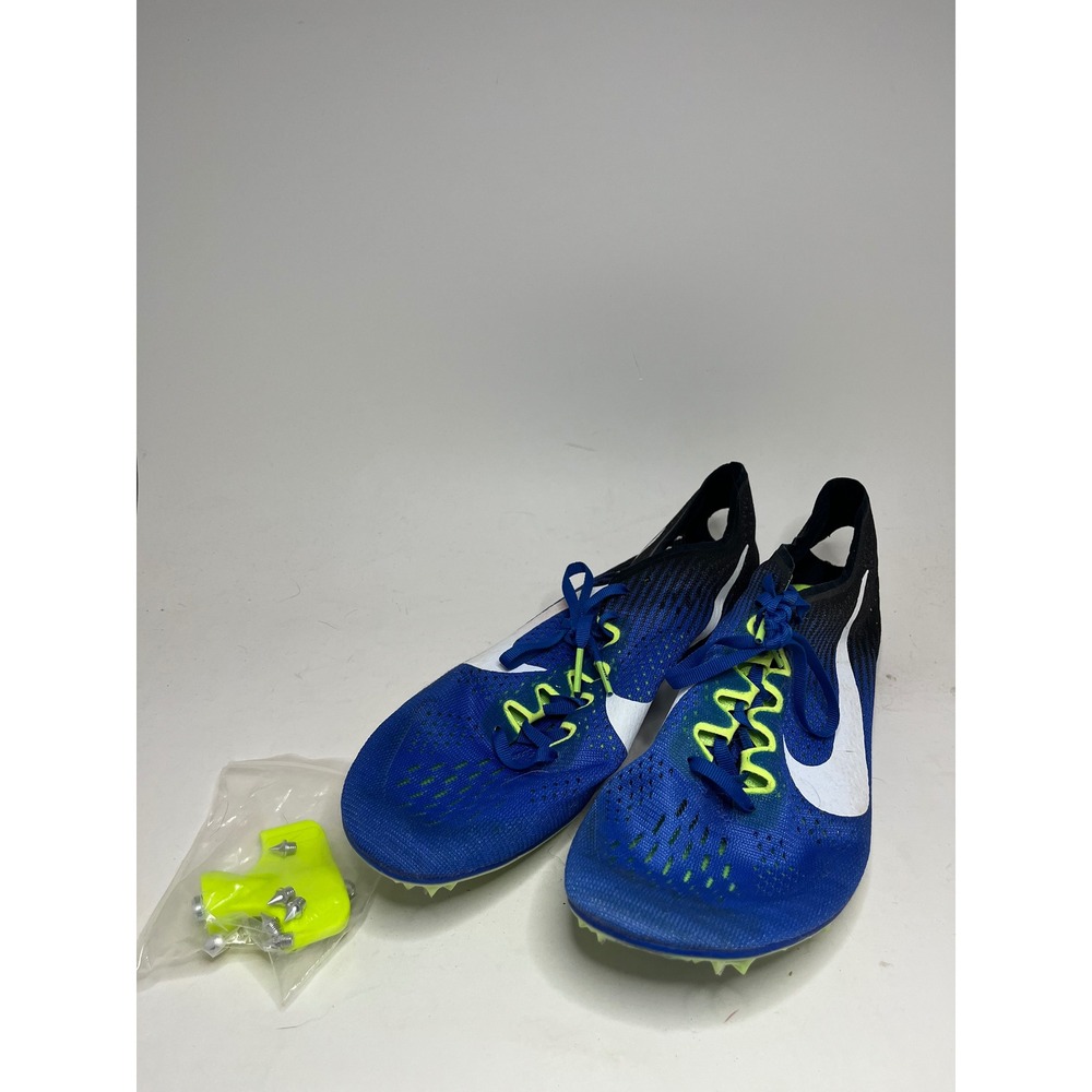 Nike Men's Zoom Victory 3 Track Spikes 11.5 Blue Black Racing Shoes With Tool